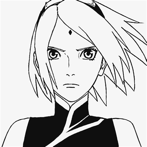 39 desenhos de Sakura Haruno para colorir